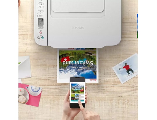CANON - Imprimante multifonction jet d'encre TS3750i Series White - 3 en 1 Wifi.blanc