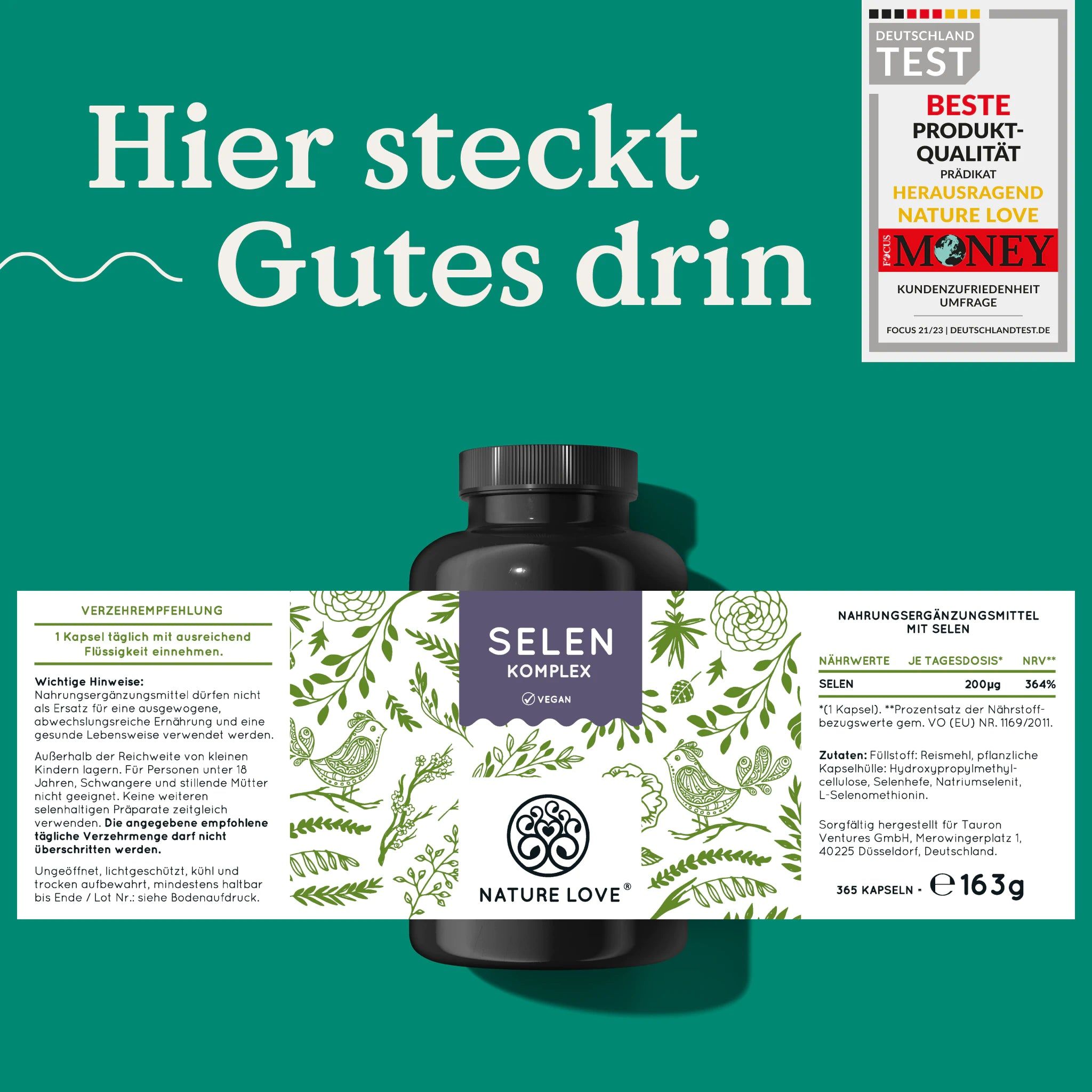NATURE LOVE® Selen Komplex
