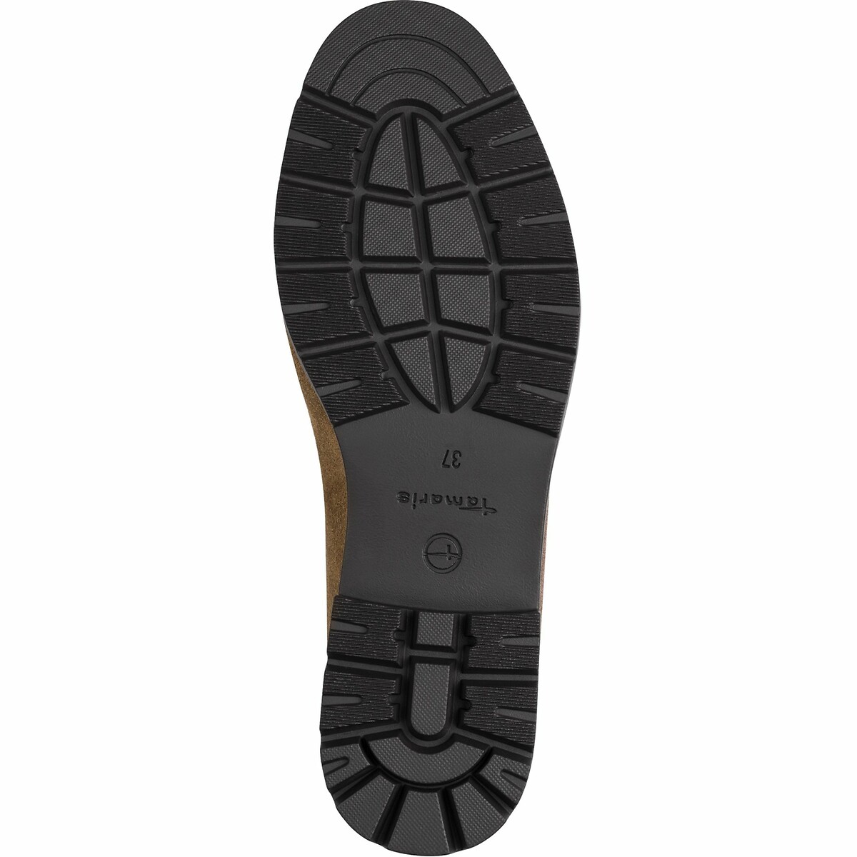 TAMARIS<br>Mocassins em leer