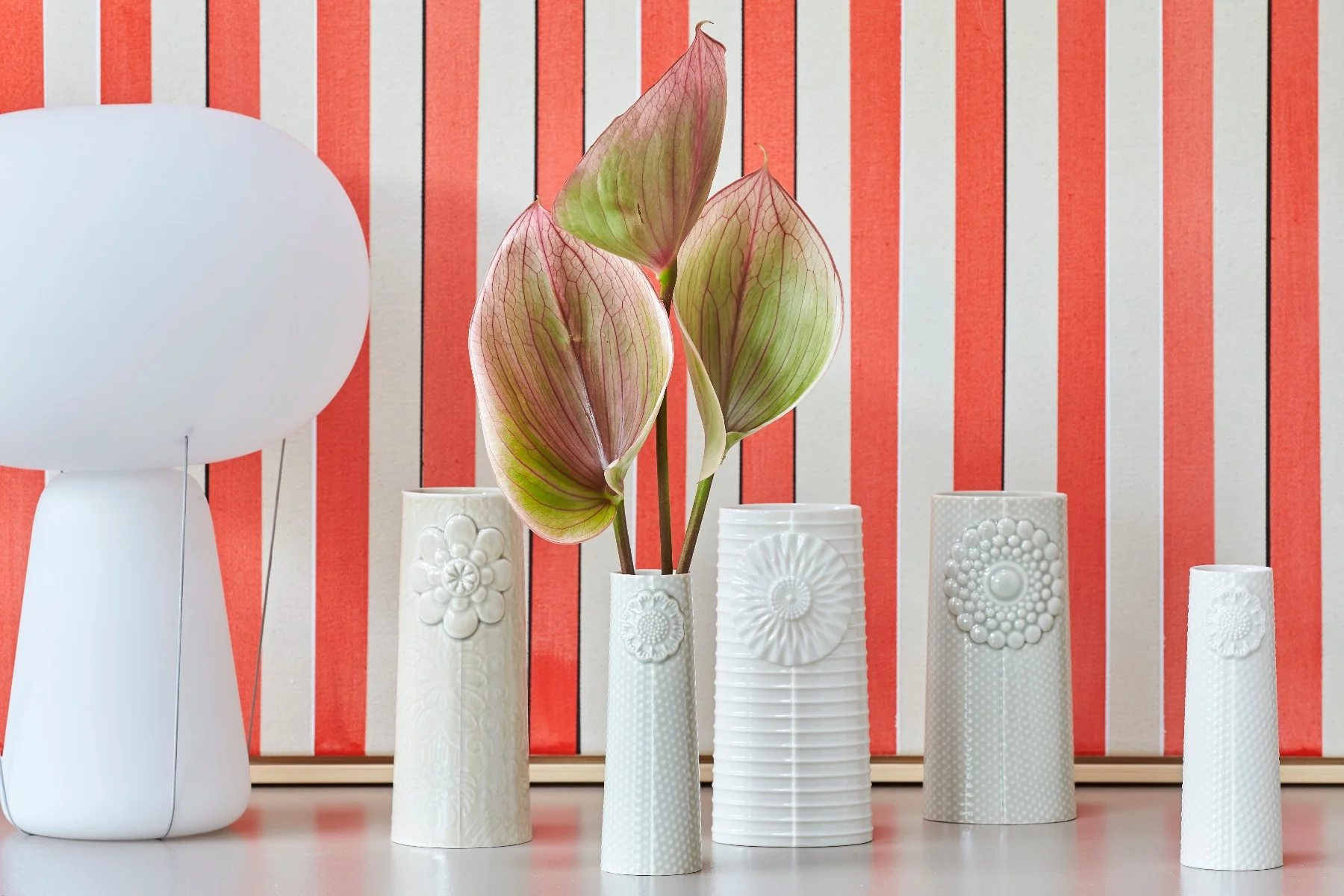 Dottir  Pipanella Flower mini vase - hvid