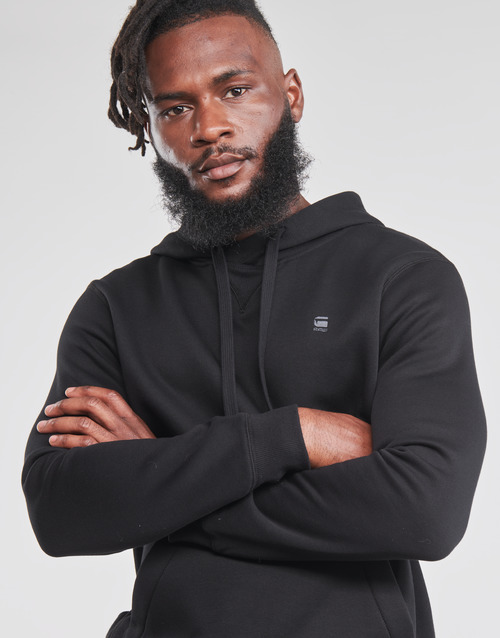 G-Star Raw - PREMIUM BASIC HOODED SWEATE - Noir