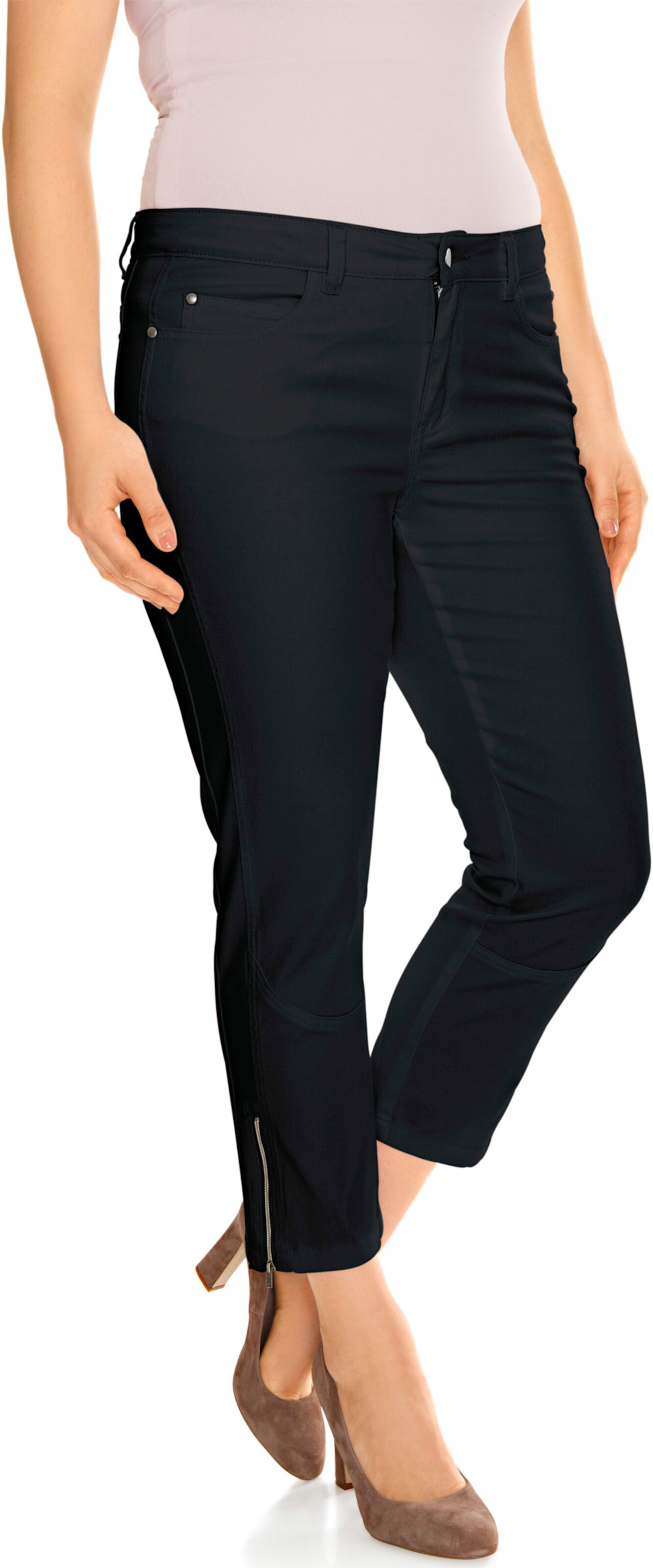 heine Röhrenhose in schwarz