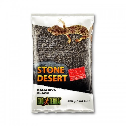 Substrato Exo-Terra Bahariya Black Stone Desert Odor neutro