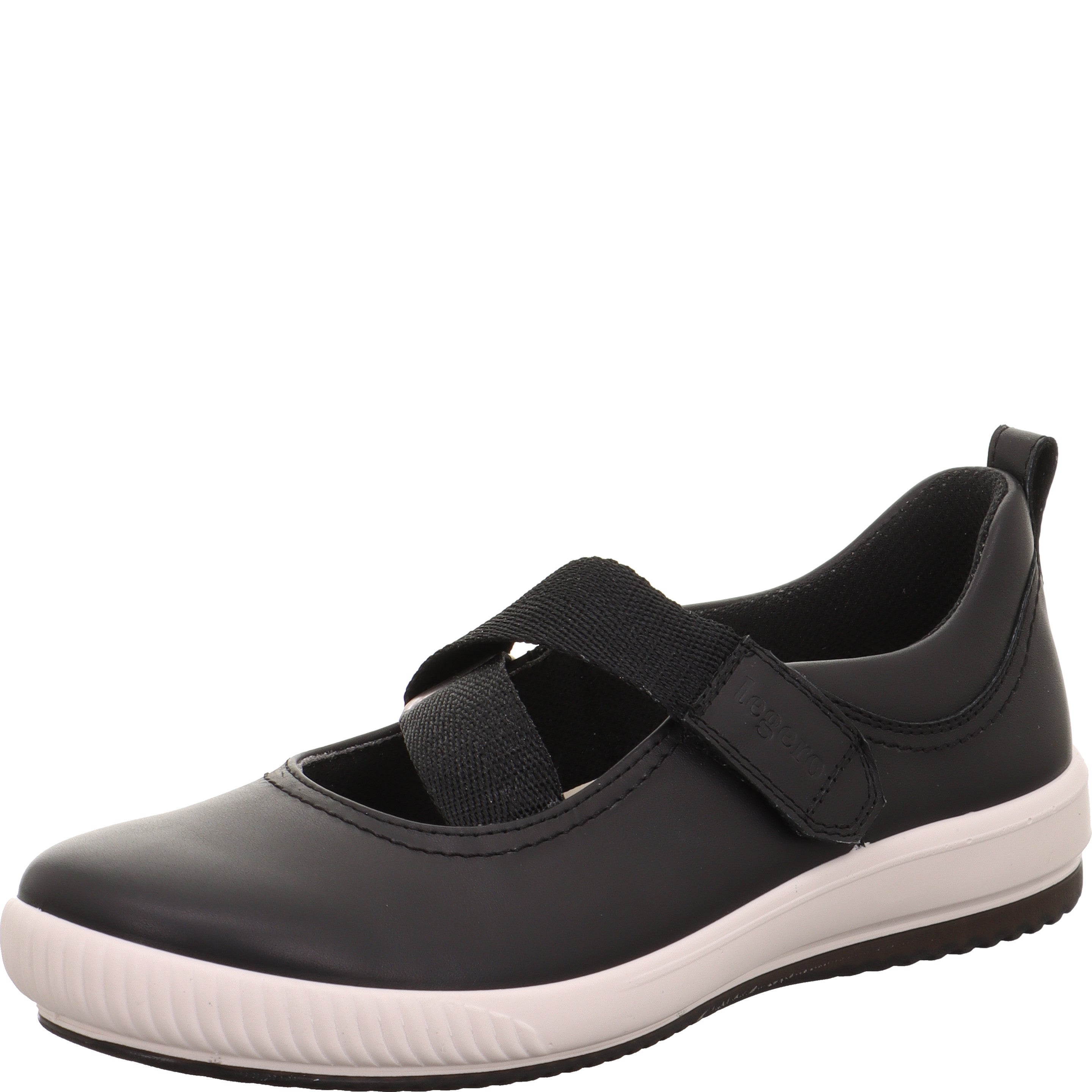 legero TANARO 5.0 Damen  Ballerina mit Klettverschluss - Farbe: Schwarz - Größe: 4