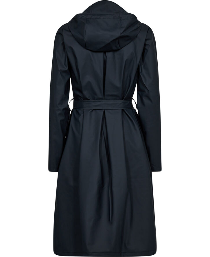 Rains A-Line Longer W Jacket W3 Navy