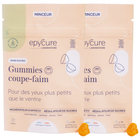 Epycure Laboratoire Gummies coupe faim sans sucres 30 jours