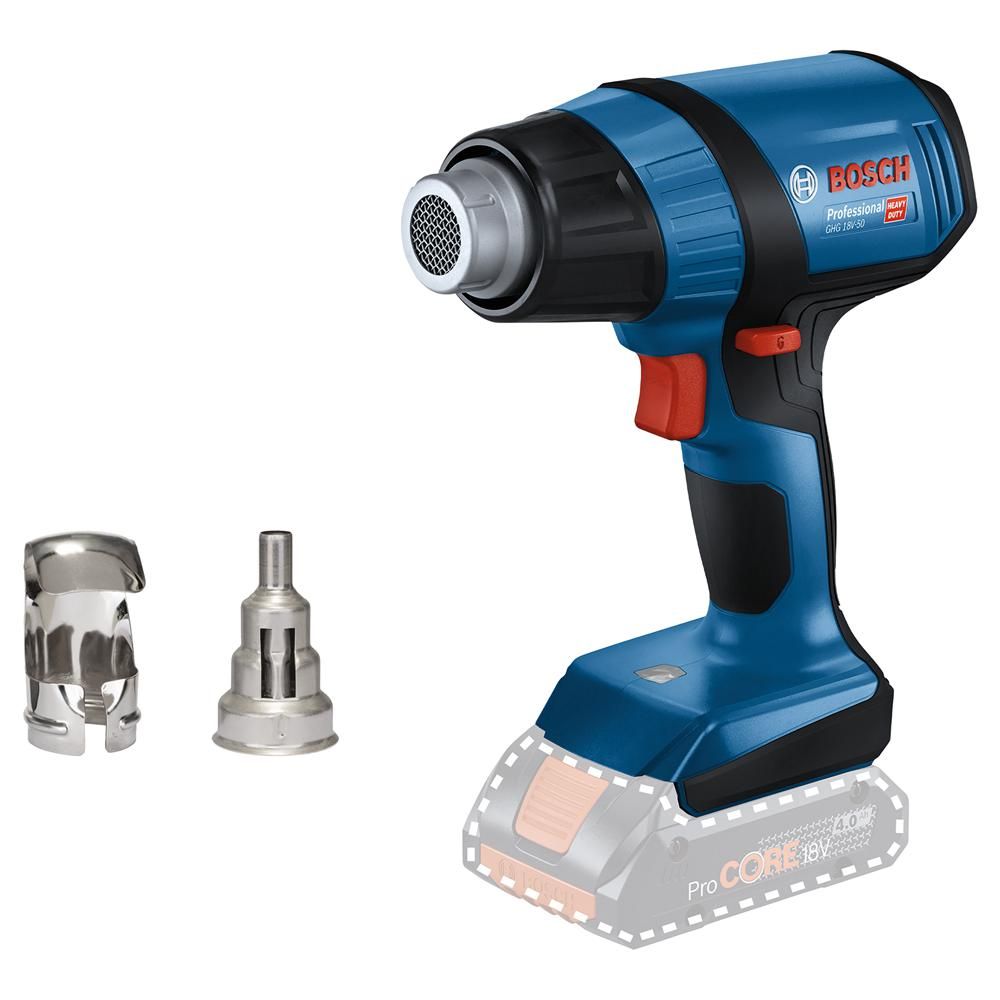 Bosch Professional GHG 18V-50 Accu Heteluchtpistool 18V Basic Body - 06012A6500