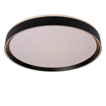 Lucide NURIA plafonnière Ø 50 cm LED dimb. 2700K 3 StepDim Zwart