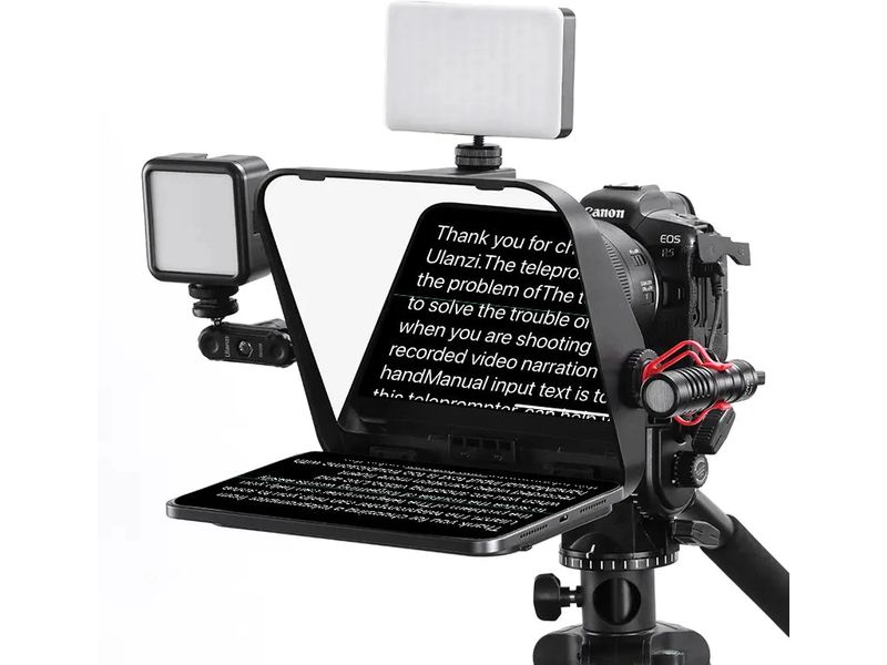 Ulanzi Teleprompter für Smartphones/Kameras RT02 Teleprompter für Handys, Tablets und Kameras