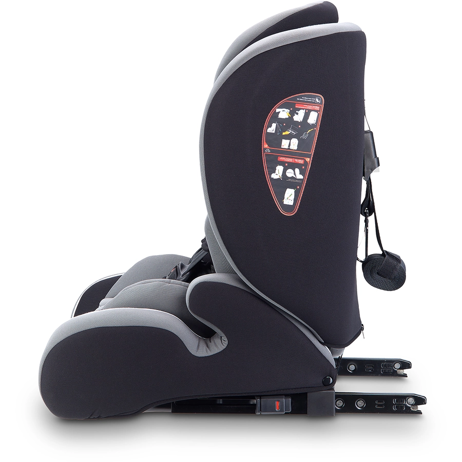 babyGO Kindersitz FreeFix Grey