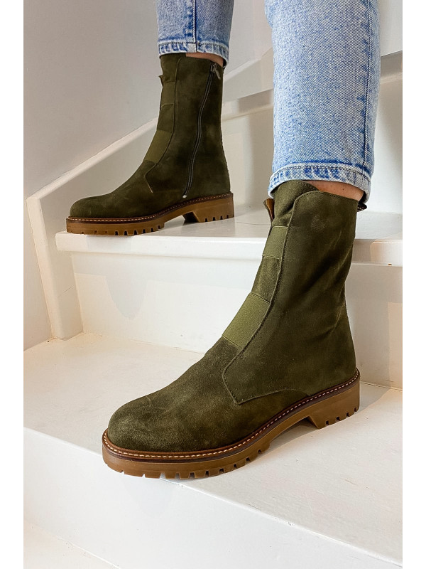 Reqins - Bottines Dusky Peau Kaki