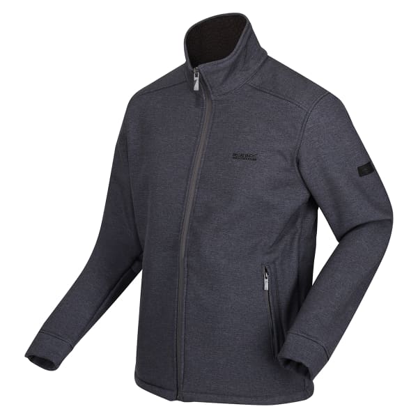 Softshell randonnée REGATTA CAELUM DARK GREY MELANGE (BLACK)