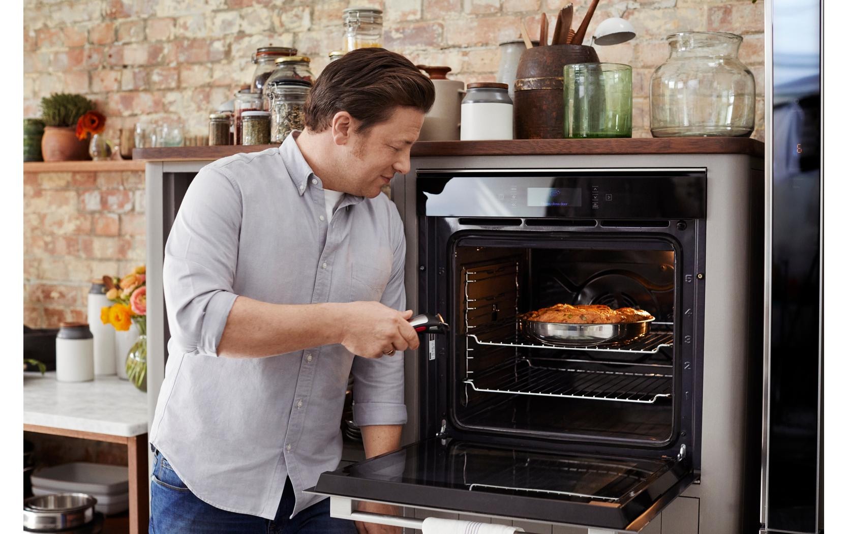 Tefal Pfannen-Set »Jamie Oliver Ingenio On 3-teilig 24 cm/28 cm« Edelstahl