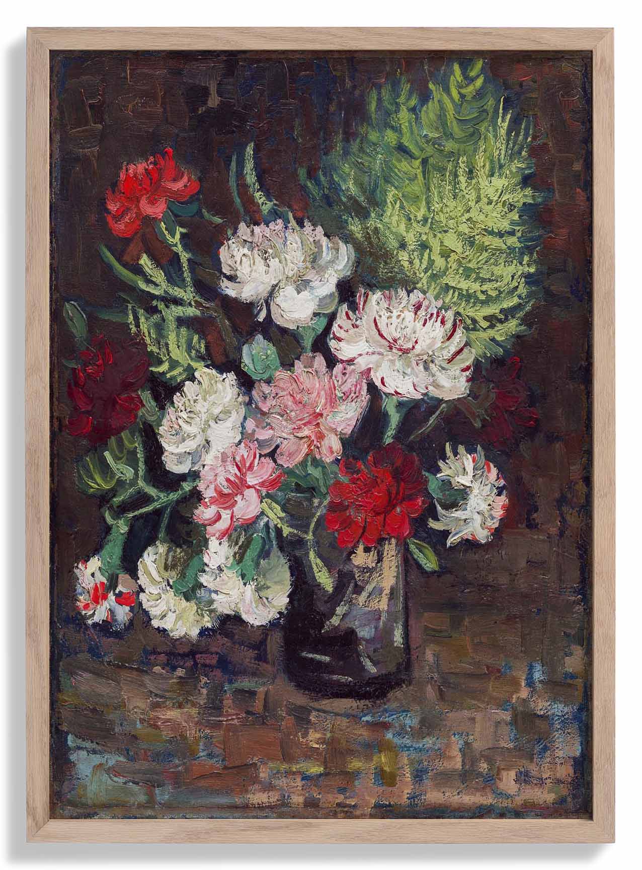 Vase mit Nelken von Van Gogh