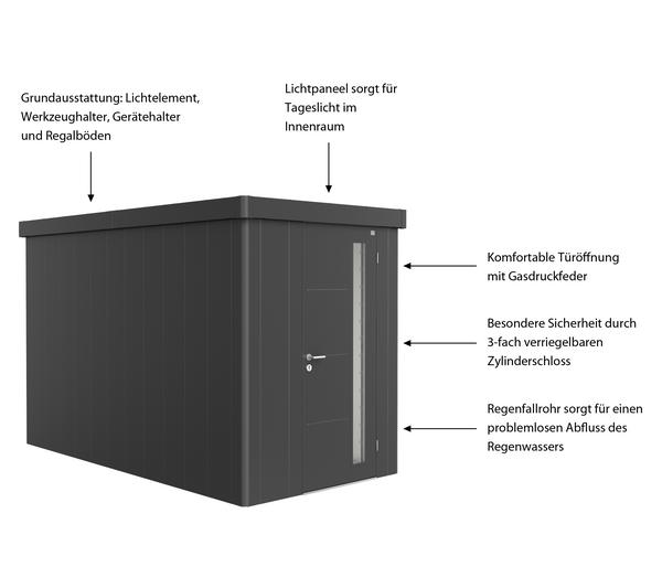 Biohort Gerätehaus Neo 4A, ca. B180/H222/T348