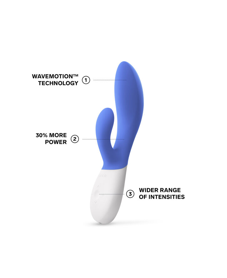 LELO Ina Wave 2 Rabbit Vibrator Himmelblå