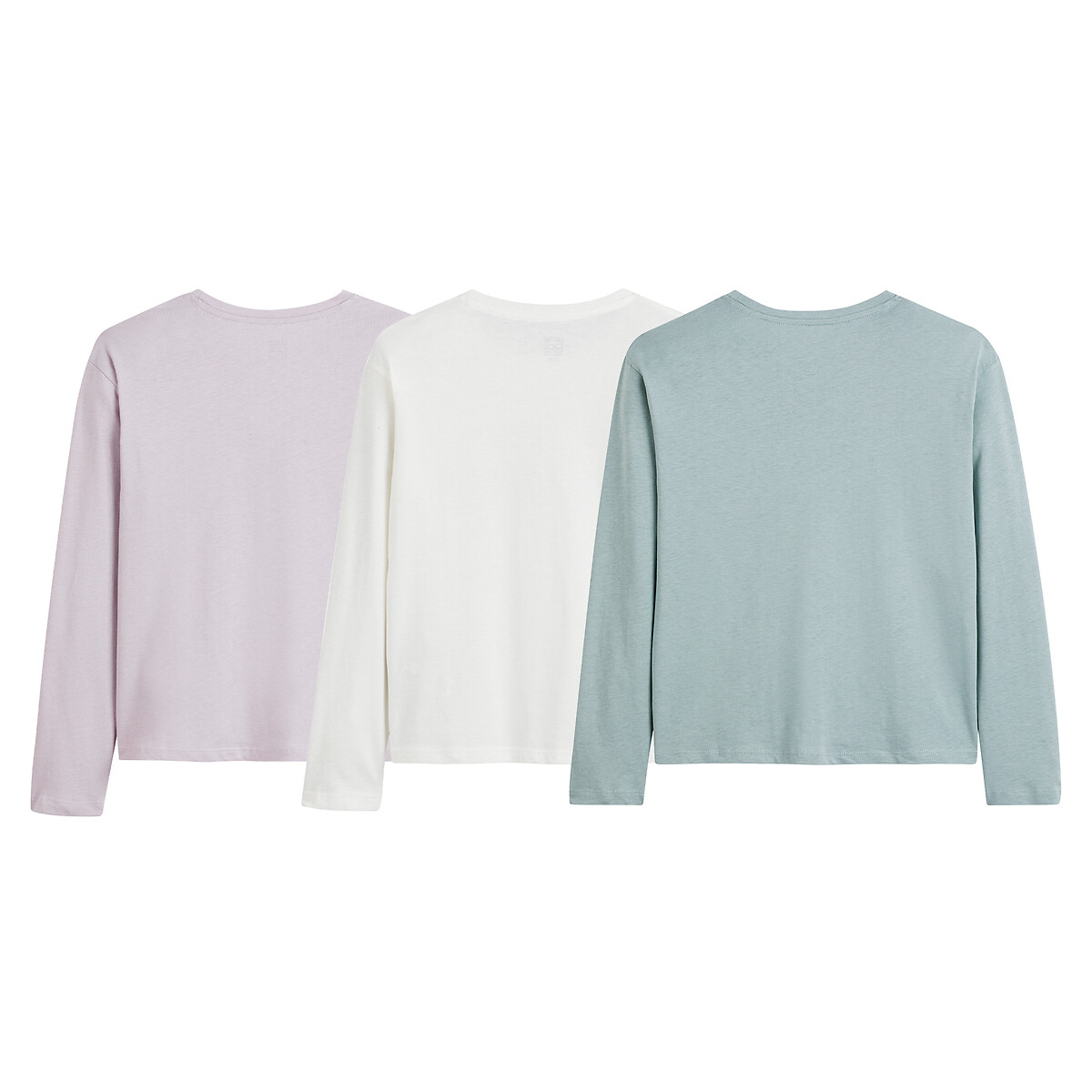 COLEÇÃO LA REDOUTE<br>Conjunto de 3 camisetas de manga comprida