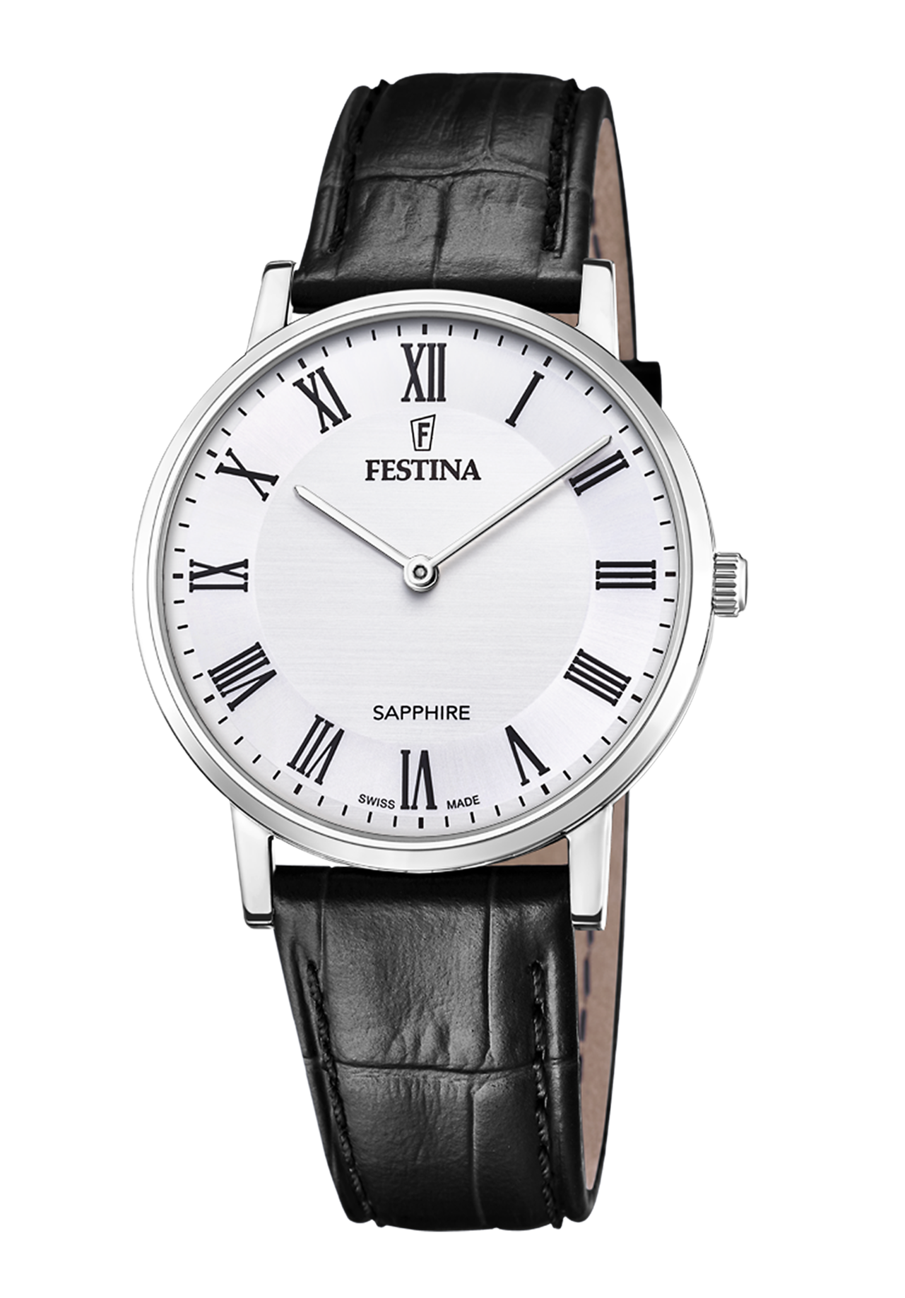 Festina Klassik Herrenuhr Swiss Made Saphir F20012/2