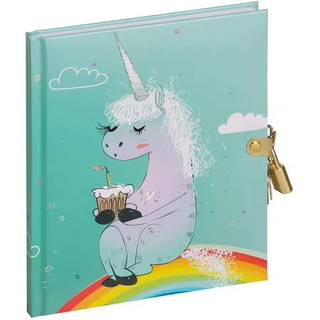 Pagna Tagebuch Einhorn mit Schloß, blanko