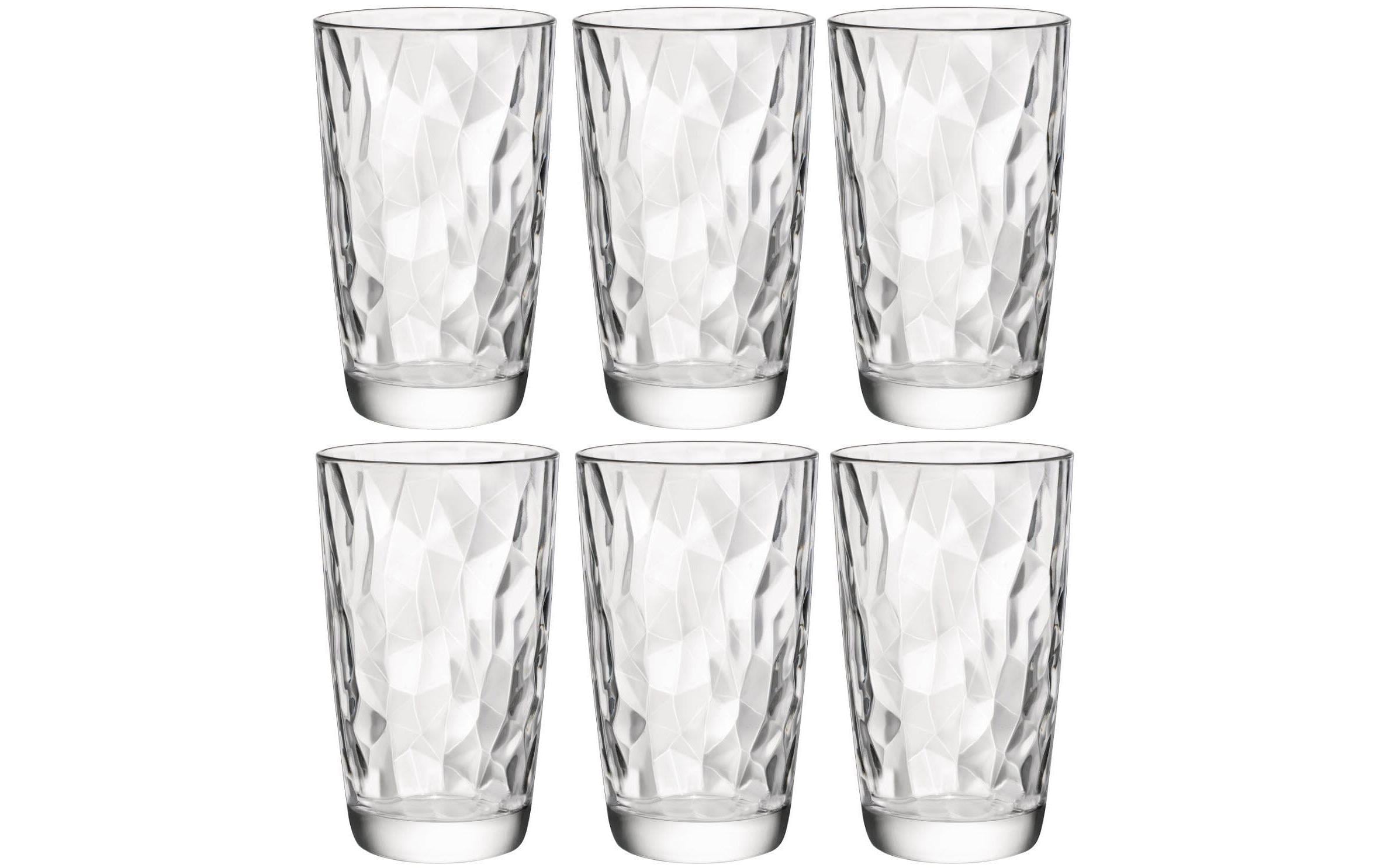 Longdrinkglas Diamond 470 ml, 6 Stück, TransparentLongdrinkbecher