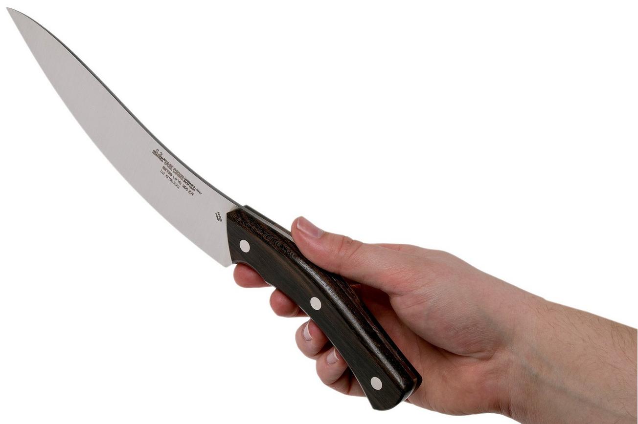 Due Cigni Arne Line vleesmes 20 cm, ziricote