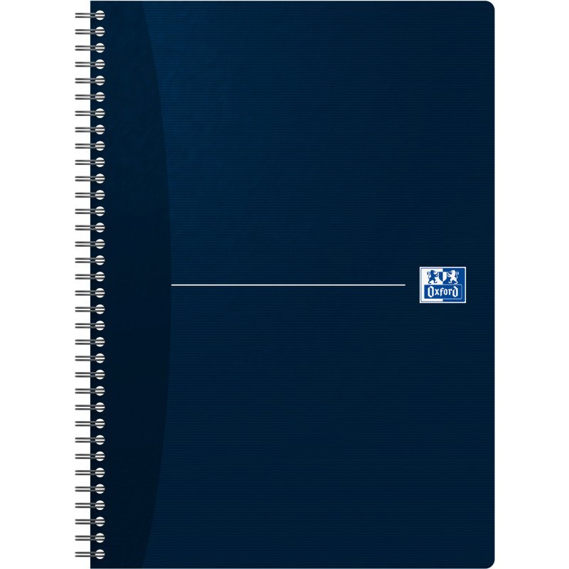 Cahier spirale Oxford Essentials A4 21 x 29,7 cm - ligné 180 pages - couleurs assorties