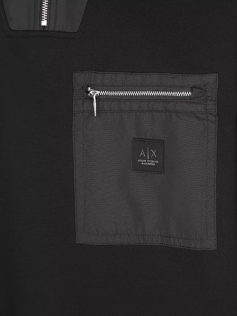 ARMANI EXCHANGE Troyer Sweater  schwarz