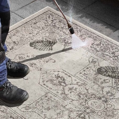 Dubbelzijdig Vloerkleed Borbon - Grijs