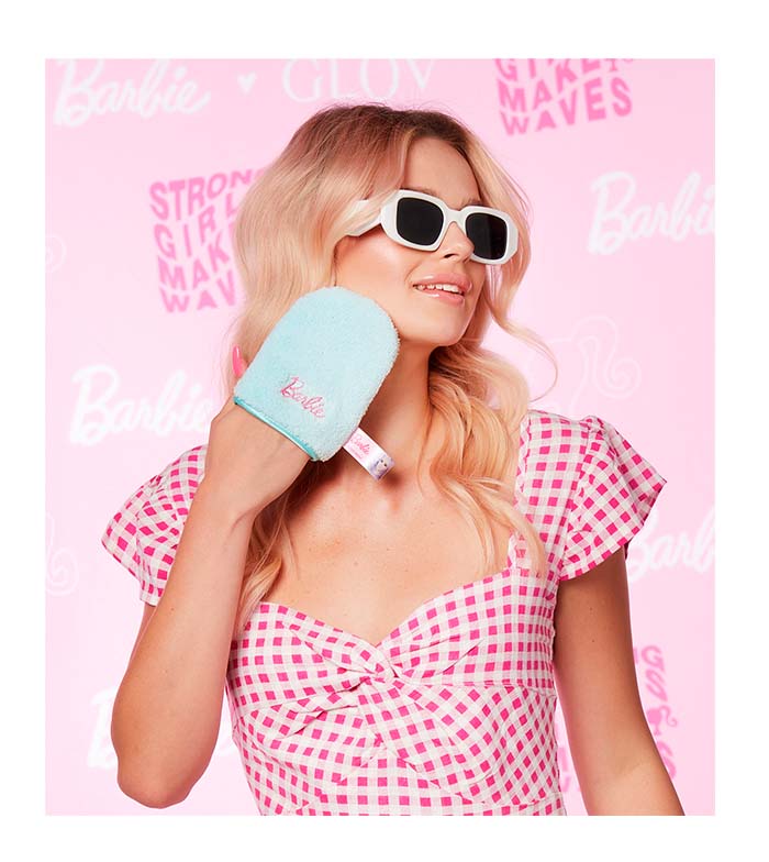 GLOV - *Barbie* - Luva desmaquilhante Only Cleansing Mitt - Blue Lagoon