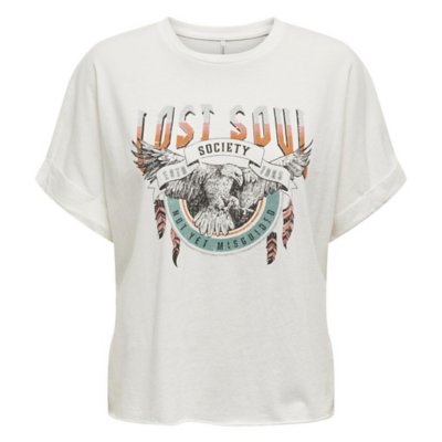 Tee-shirt à manches courtes femme Onllucy Life ONLY