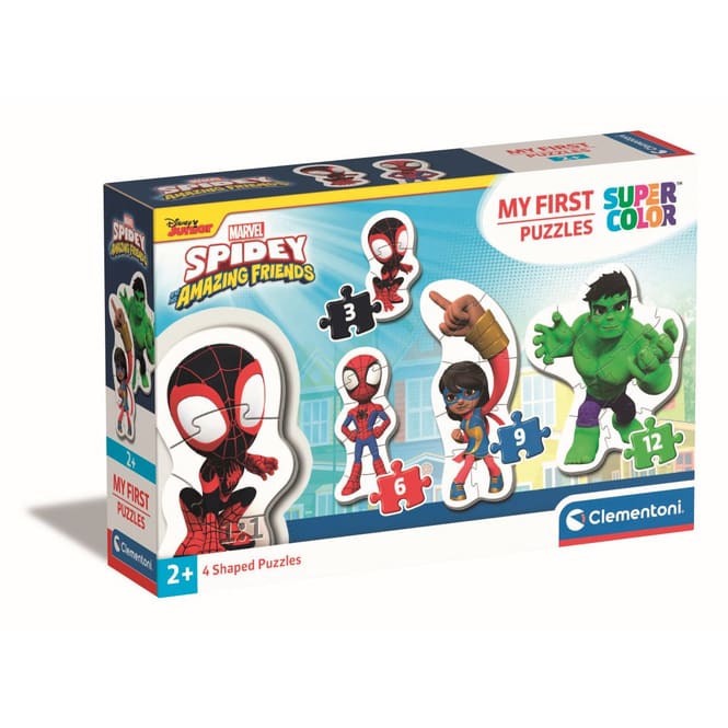 Spidey und seine Superfreunde - Puzzleset - My first Puzzles - 3+6+9+12 Teile