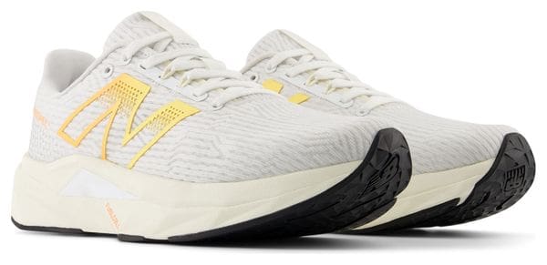 Chaussures Running New Balance FuelCell Propel v5 Blanc/Jaune Femme