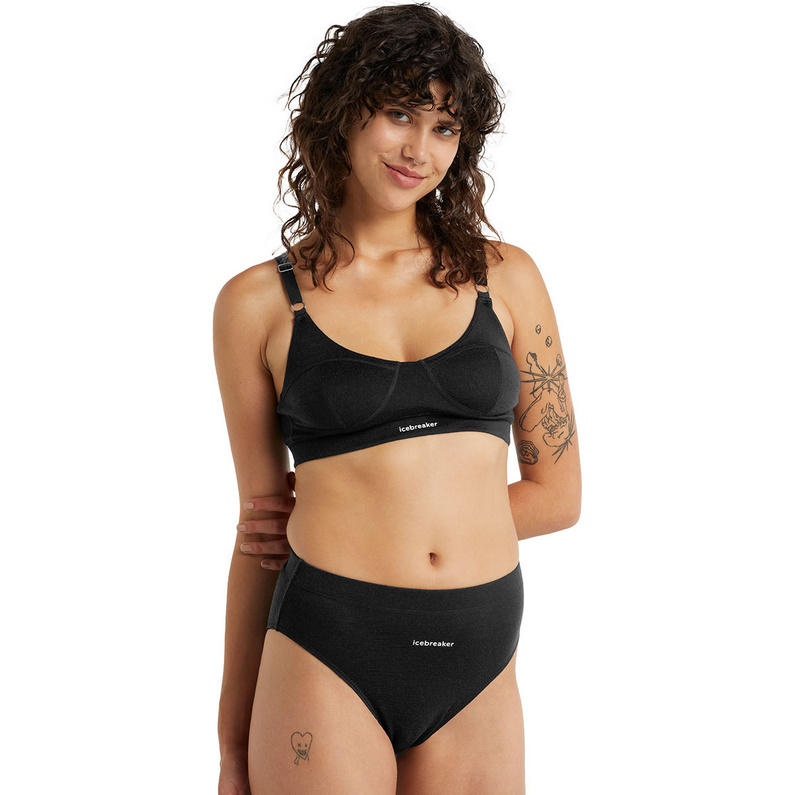 Icebreaker Damen Queens High Cut Unterhose