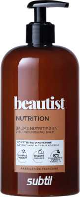 Subtil Beautist - 2-In-1 Nourishing Balm - Organic Hazelnut 500 ML