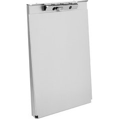 Porte-formulaire, en aluminium, avec compartiment