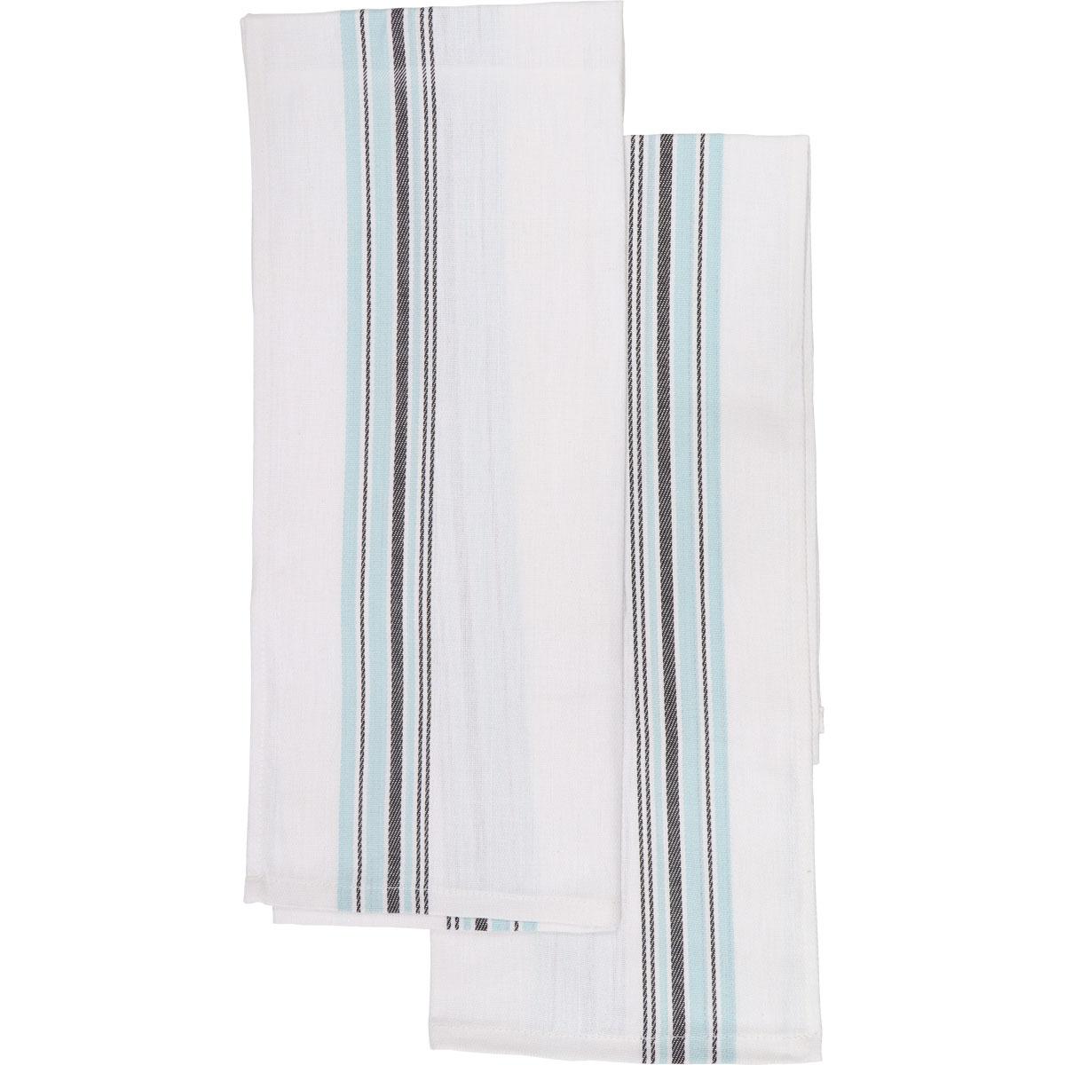 SET 2 TORCHONS GASTON 50X70CM COTON VERT