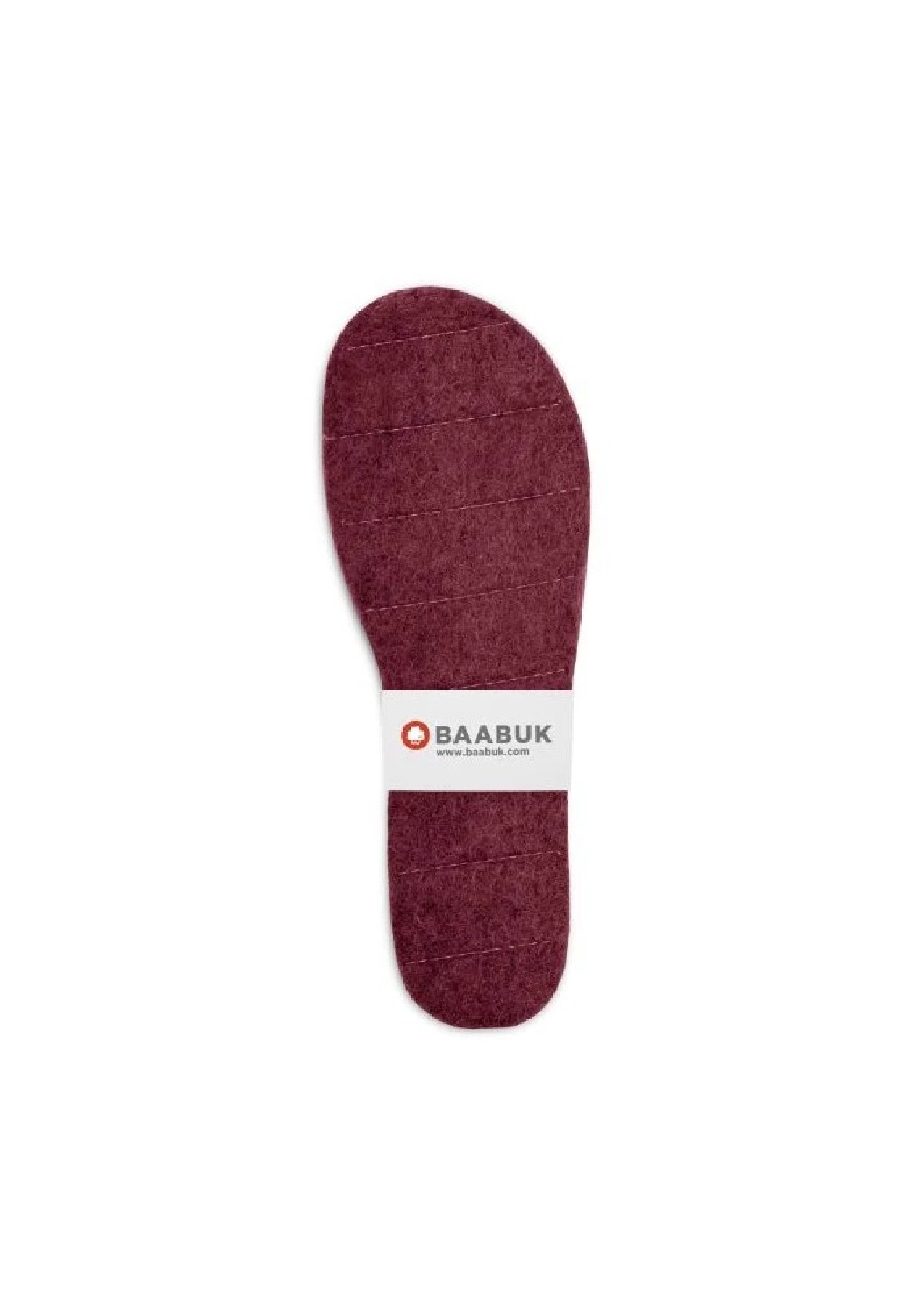 Baabuk Einlegesohlen Insoles Slippers Bordeaux
