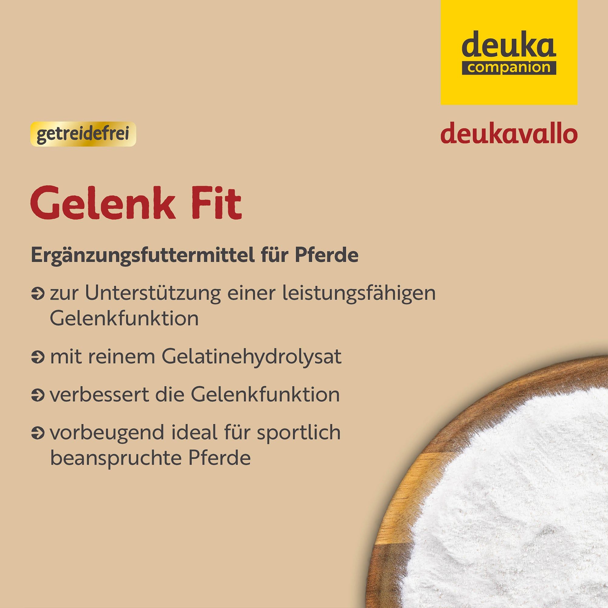 deukavallo Gelenk Fit - Getreidefreies Supplement für Pferde mit Gelenkproblemen