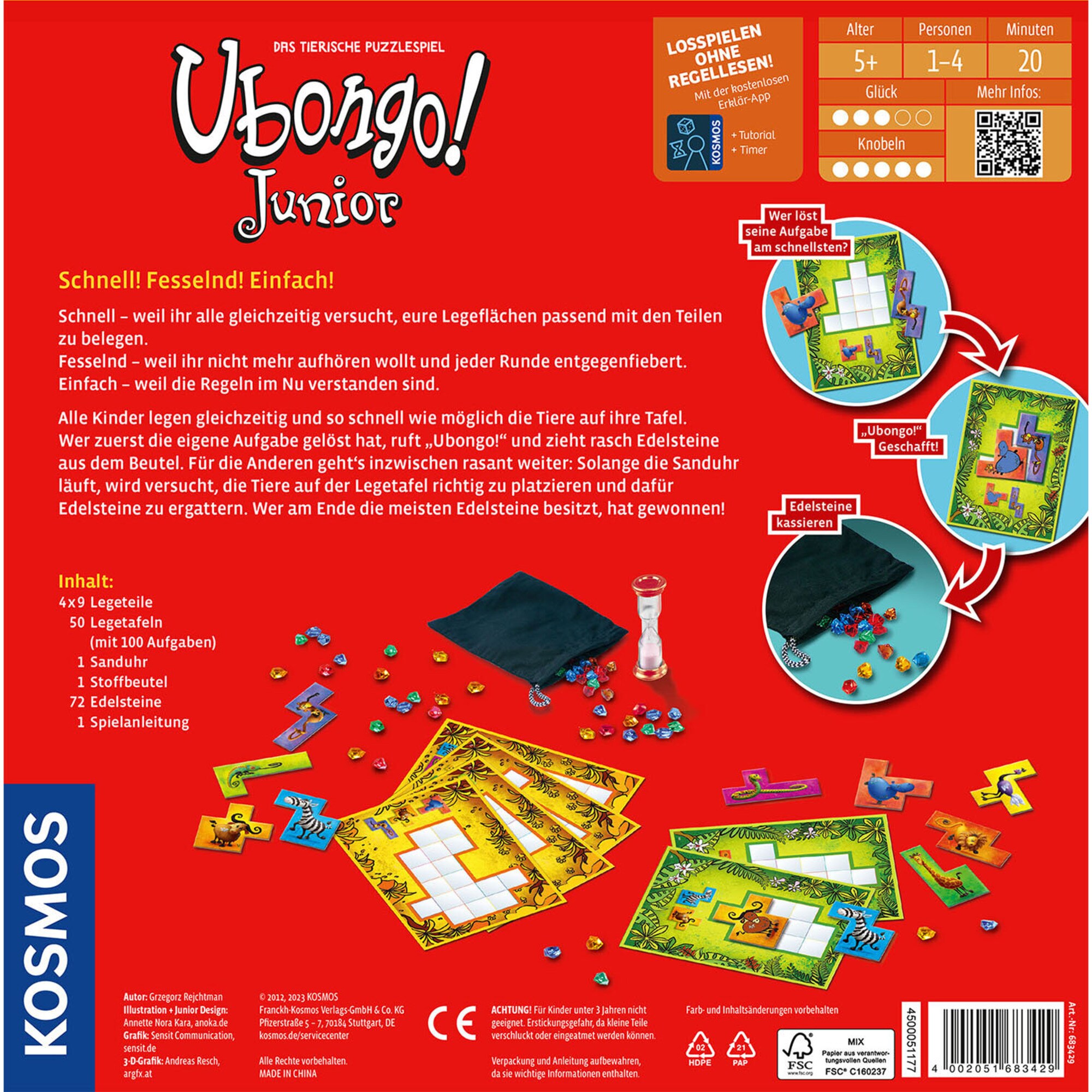 Kosmos Brettspiel Ubongo Junior