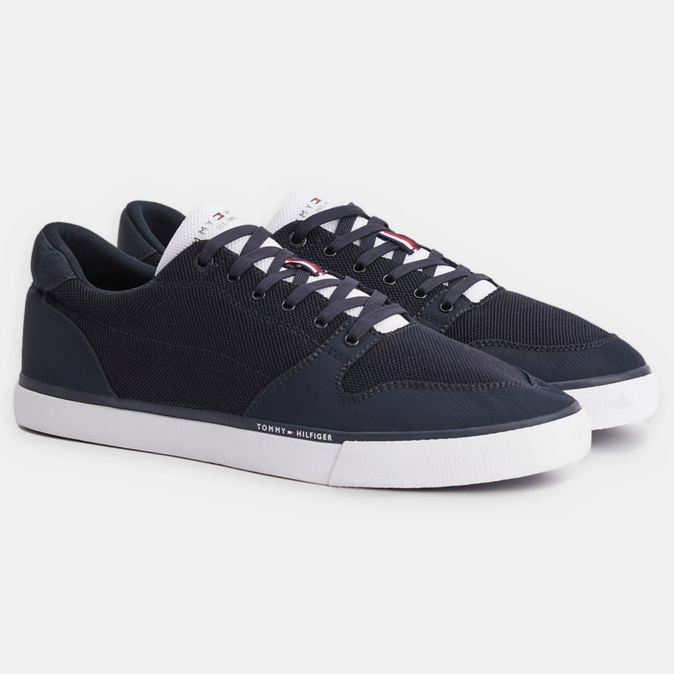Tommy Hilfiger Baskets Core Mix Mesh Vulc bleu marine