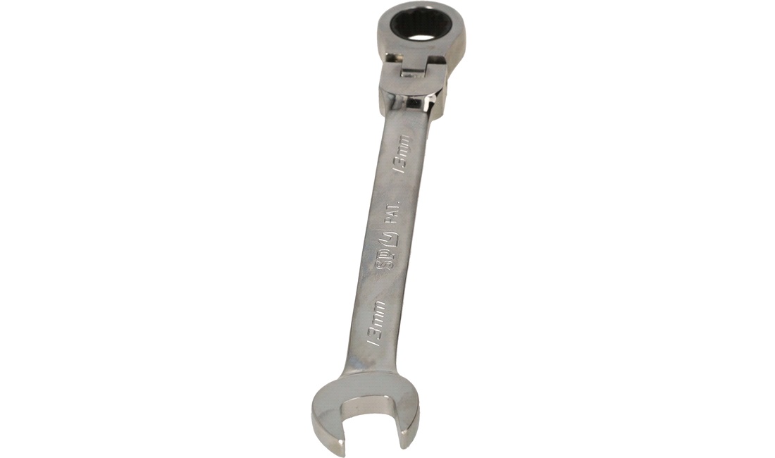 Ringgaffelnøgle 13mm m/skralde & flex