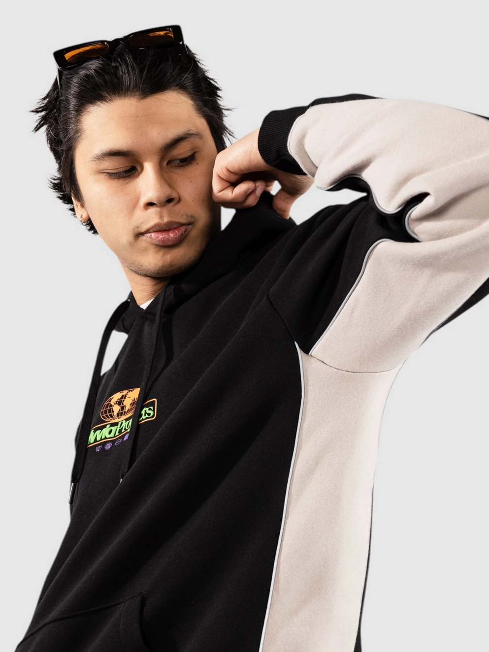 Rivvia Projects Global Projects Hoodie black grey
