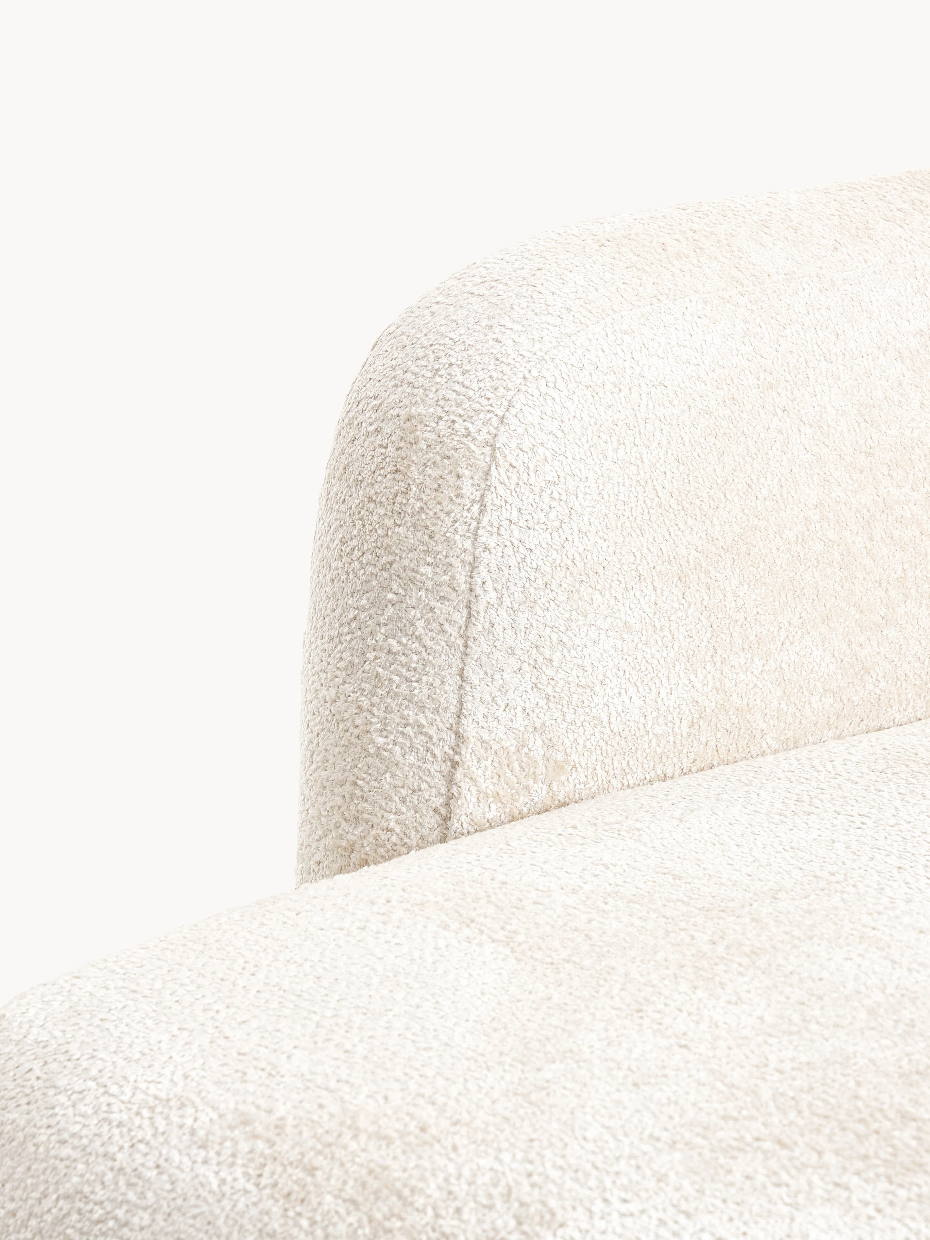 Teddy bouclé bank Wolke (2-zits) met chaise longue