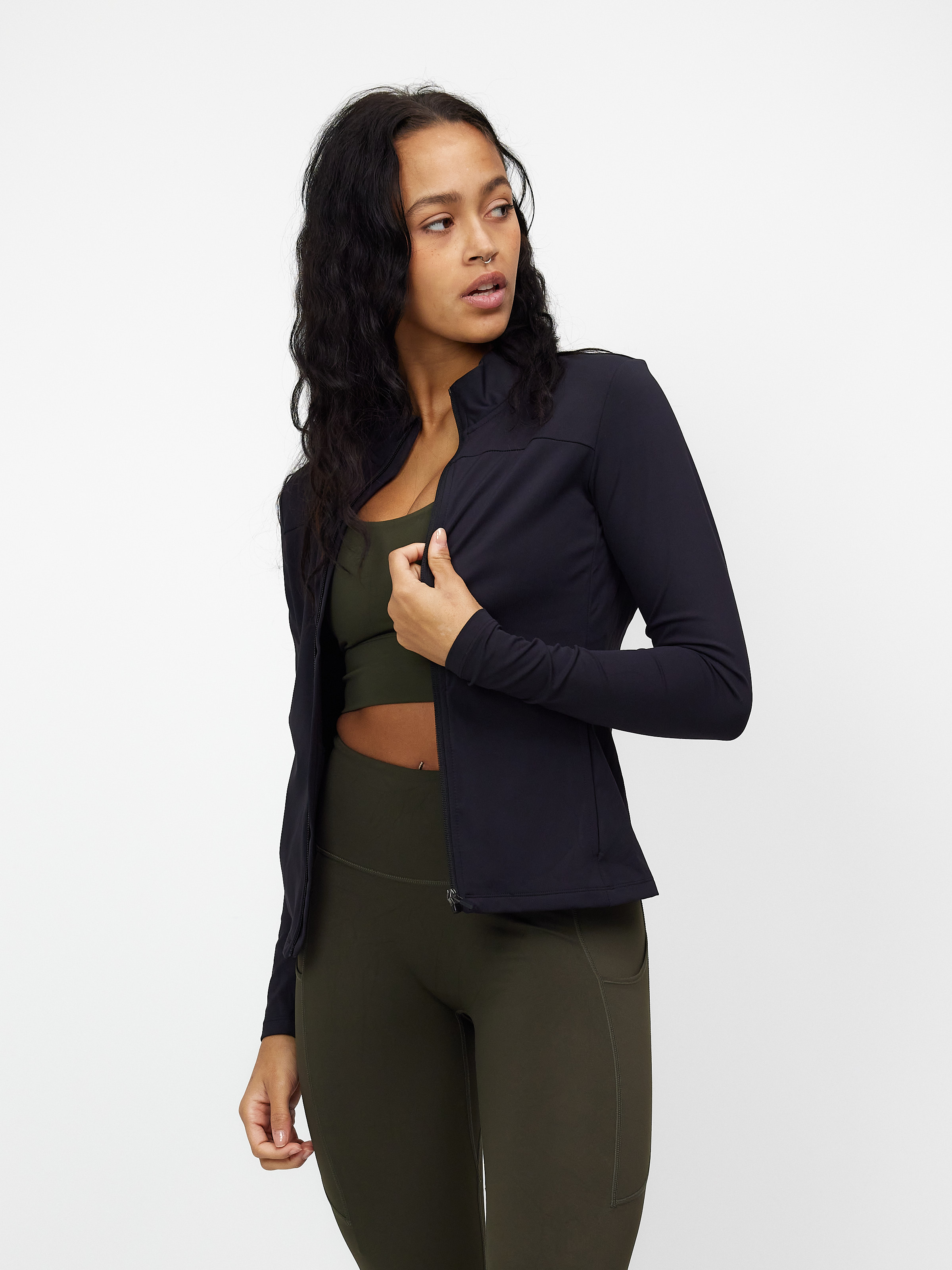 Eyda Hailey Zip Blouse Bear Brown