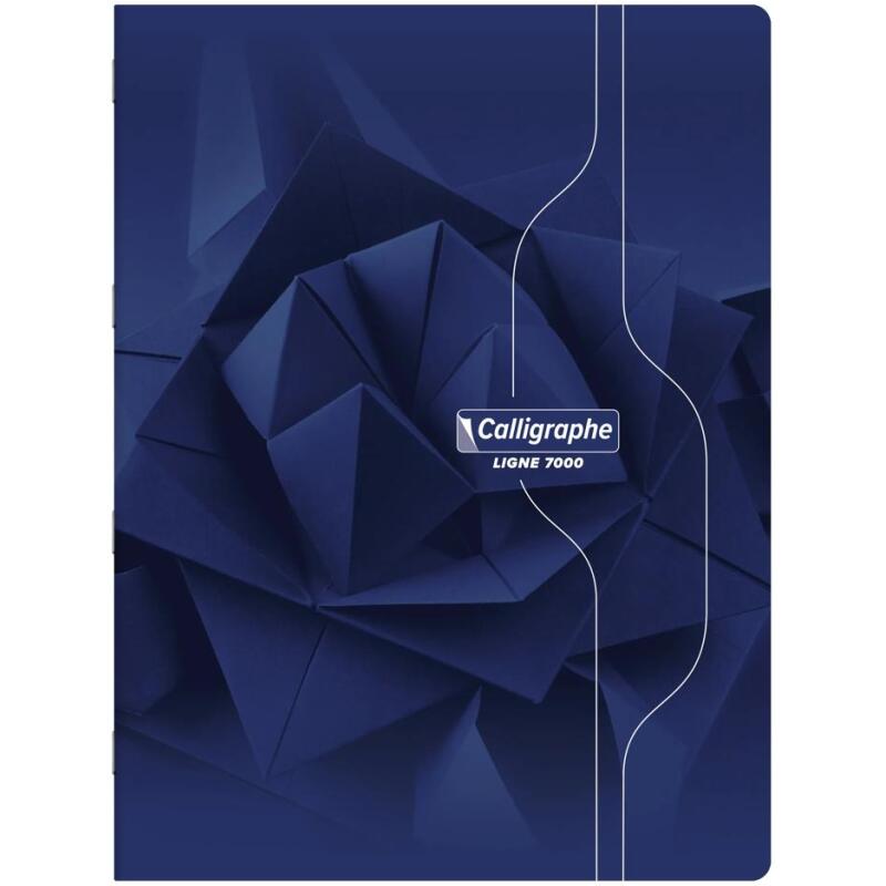 Cahier piqué 7000 24x32 cm 192 pages petits carreaux 70 g - Assortis