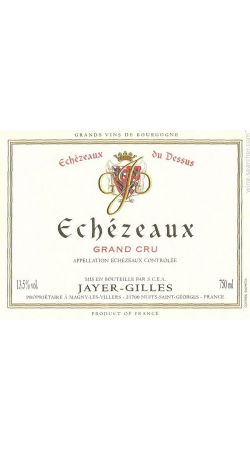 Domaine Jayer-Gilles Du Dessus 2011 Echezeaux Grand Cru Rouge