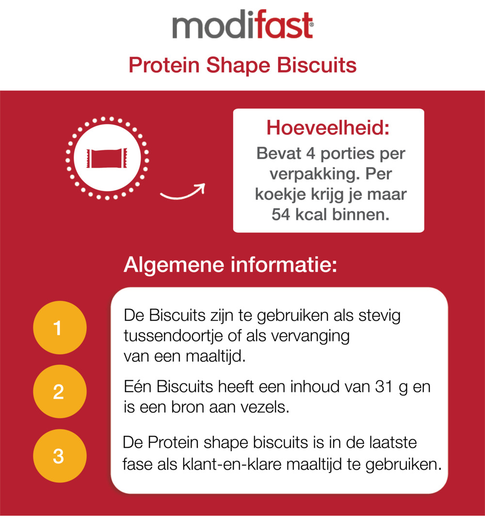 Modifast Protein Shape Koekjesgraan/Chocolade (200 gr)