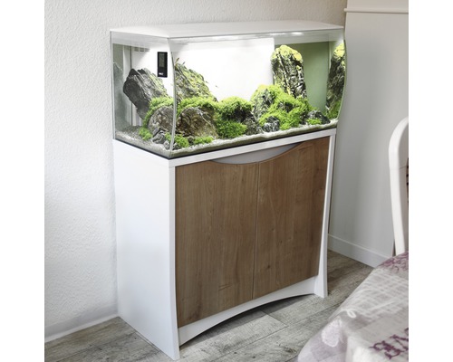 Aquariumkast Fluval Flex 123 l 82,8 x 36,4 x 69 cm wit-licht hout