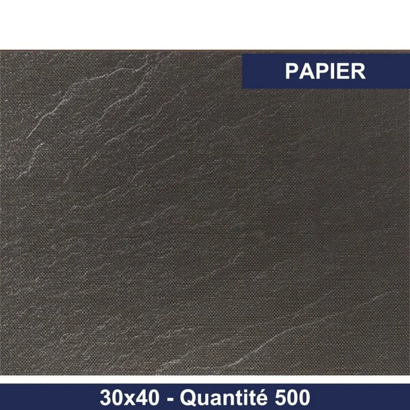 CGMP - Set de table 30x40 - en papier - ardoise - x500