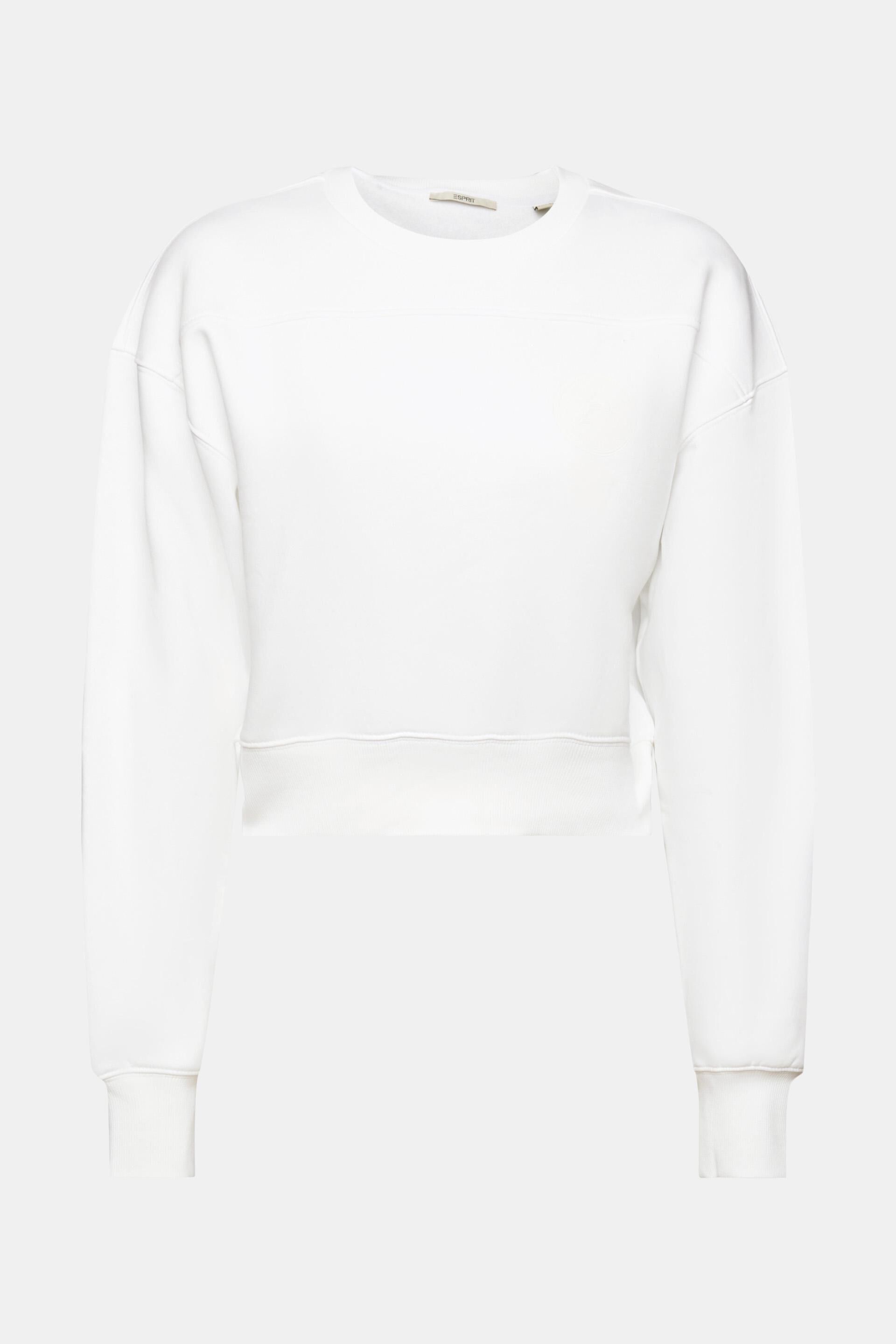 En matière recyclée le sweat-shirt court